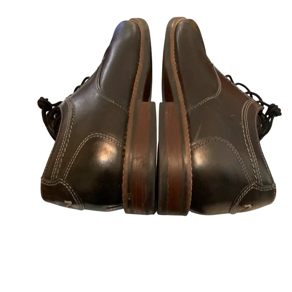 Nunnbush Men's Oxford Shoes Lace-up Westwood‎ Black Contrast Stitching Sz 10M